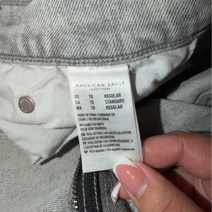 American Eagle Light Gray Denim Jeans